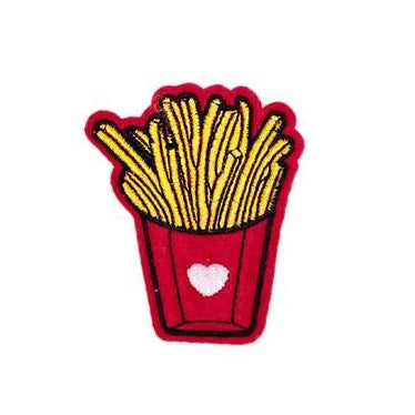 Iron-On French Fries Patch