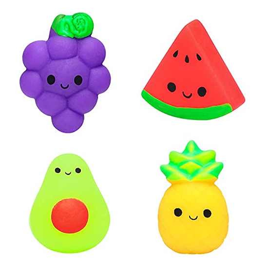 Squishy fruit animals on sale