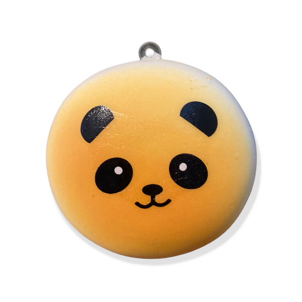 Panda bun squishy deals face