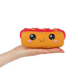 Jumbo Kawaii Face Hot Dog Squishies