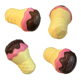 Slow Rise Chocolate Ice Cream Cone Mini Squishy
