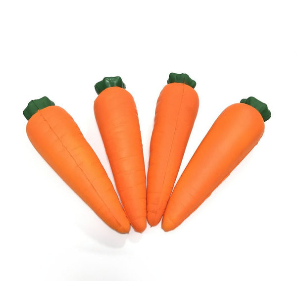 Super Slow Rise Carrot Squishies!