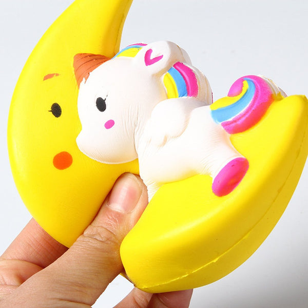 Slow Rise Unicorn Moon Squishy – - Main Image