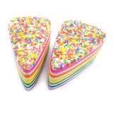 Jumbo Slow Rise Rainbow Sprinkles Cake Squishy