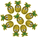 Iron-On Pineapple Patch