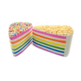 Jumbo Slow Rise Rainbow Sprinkles Cake Squishy