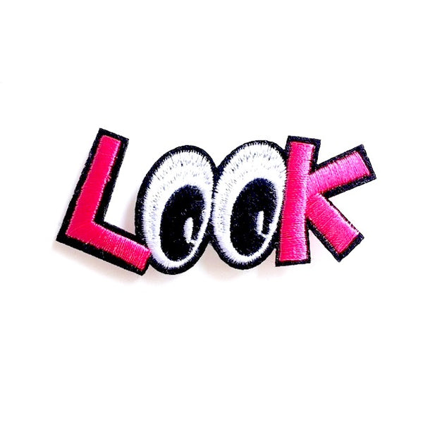 Iron-On 'Look' Eyes Patch
