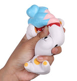 Jumbo Slow Rise Ice Cream Swirl Bear Squishy