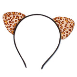Leopard Print Cat Ear Headbands