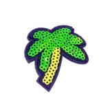 Palm Tree Sequins Patch