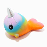 Slow Rise Rainbow Narwhal Squishy