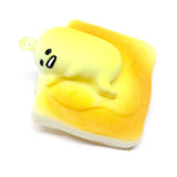 Gudetama Egg on Toast Hand Painted Squishy