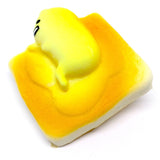 Gudetama Egg on Toast Hand Painted Squishy