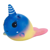 Slow Rise Galaxy Narwhal Squishy