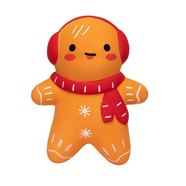 Slow Rise Gingerbread Cookie Christmas Squishy
