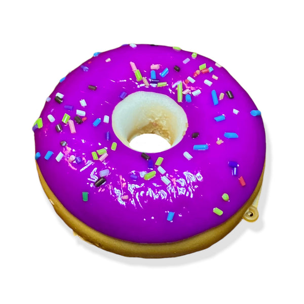 Slow Rise Sprinkled Purple Donut Squishy