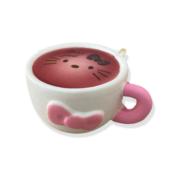 Slow Rise Cat Face Coffee Cup Squishies