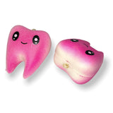 Slow Rise Kawaii Face Tooth Squishies