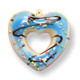Slow Rise Sprinkle Heart Donut Squishy