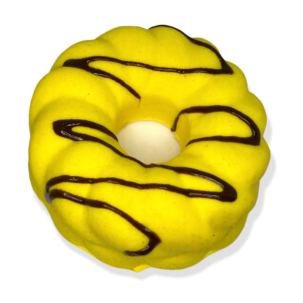 Slow Rise Yellow Cruller Donut Squishy