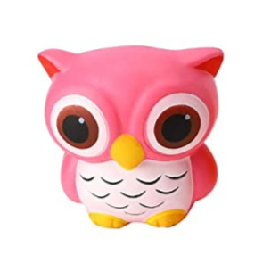 Slow Rise Pink Owl Squishy
