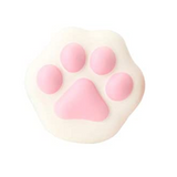 Slow Rise White & Pink Cat Paw Squishy