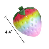 Slow Rise Rainbow Strawberry Squishy